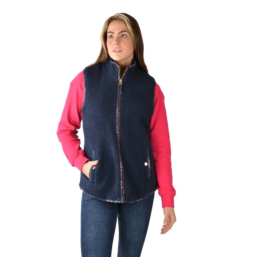 Thomas Cook Womens Jo Reversible Fleece Vest