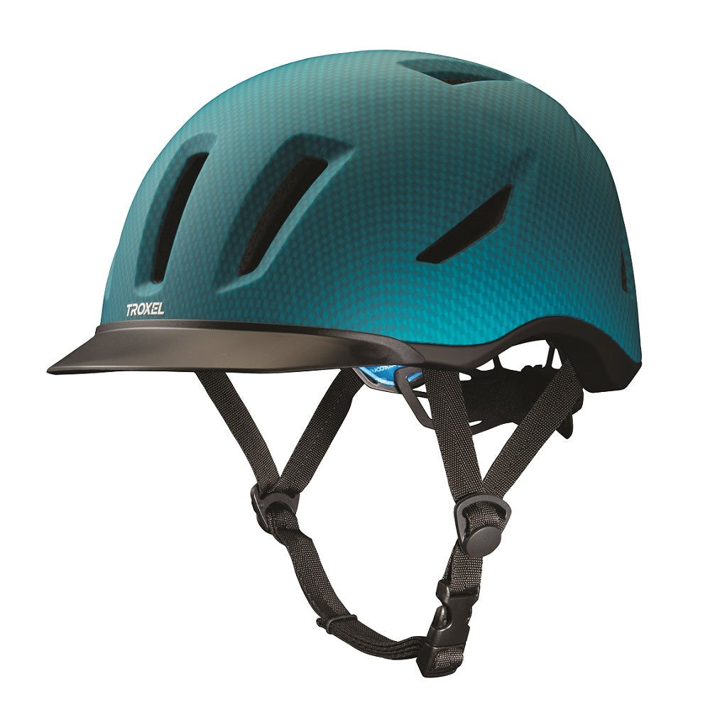 Troxel Terrain Helmet | Teal Carbon