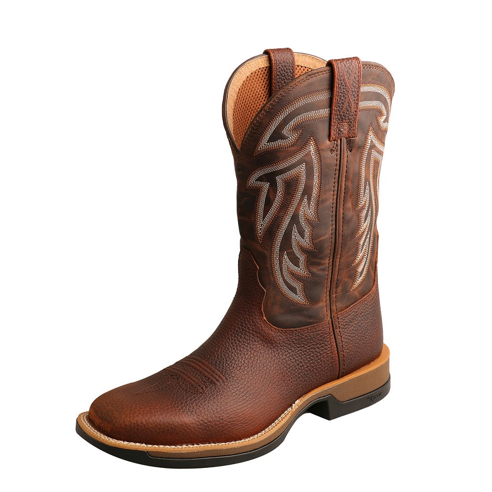 Twisted X Mens Tech X 11 Inch Boot | Mahogany / Mocha