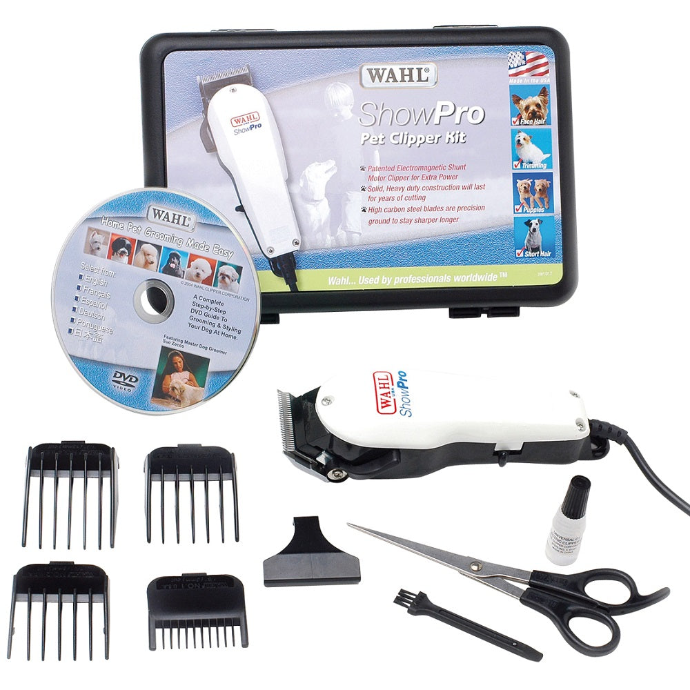 Wahl show pro hot sale pet clipper kit