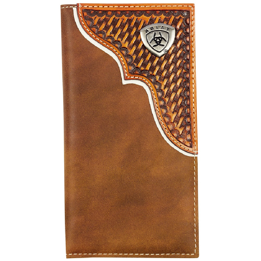 Ariat Rodeo Wallet | Basket Weave Overlay