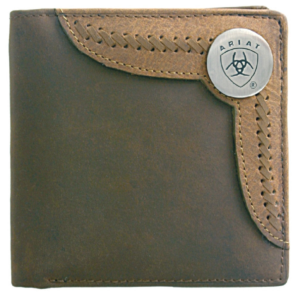 Ariat Bi-Fold Wallet | Two Toned Accent Overlay