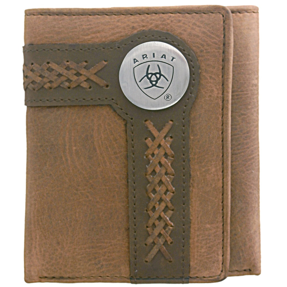 Ariat Tri-Fold Wallet | Accent Overlay