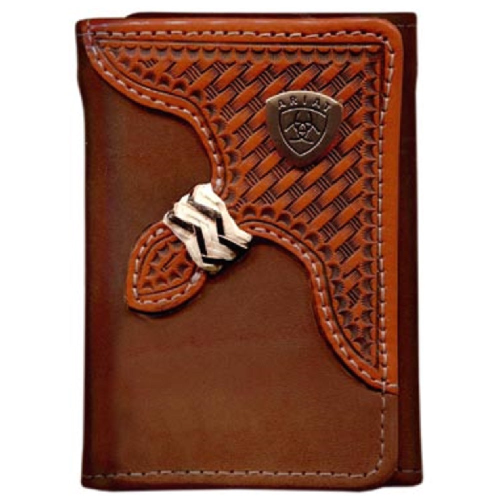Ariat Tri-Fold Wallet | Brown