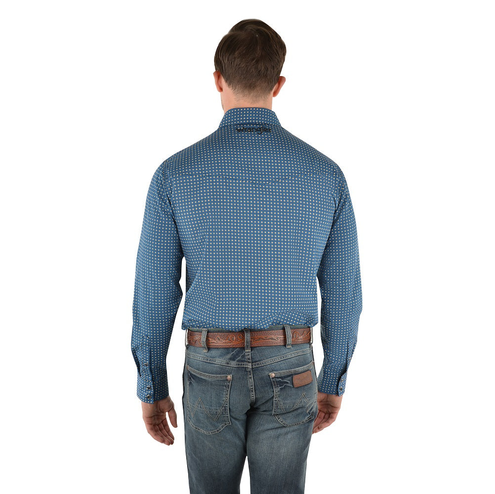 Wrangler Mens Shirt | Patrick | Black / Tan