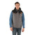 Wrangler Mens Vest | Jamie | Charcoal Marle / Coffee
