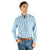 Wrangler Mens Cameron Check Button Shirt Teal