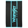 Wrangler Signature Towel | Black / Aqua