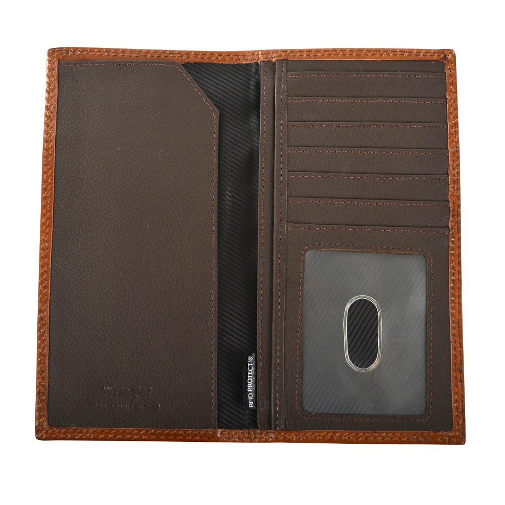 Wrangler Damian Rodeo Wallet Chestnut