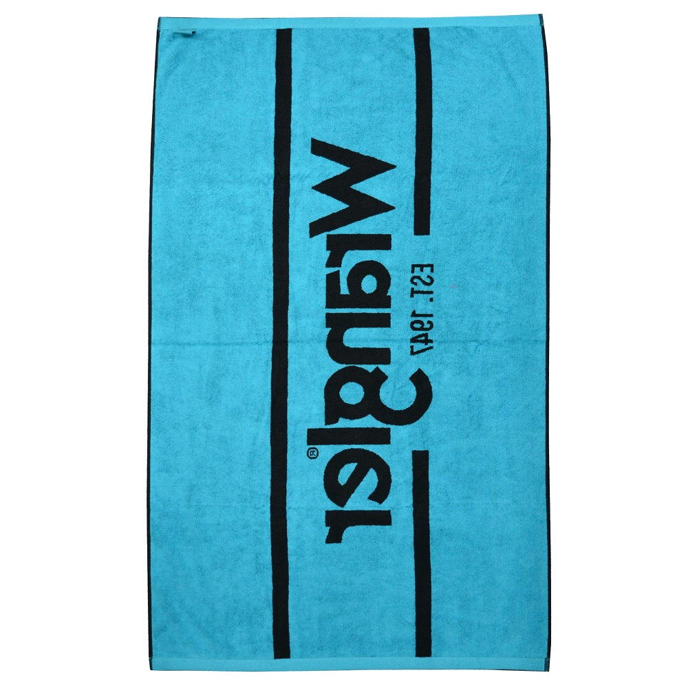 Wrangler Signature Towel | Black / Aqua