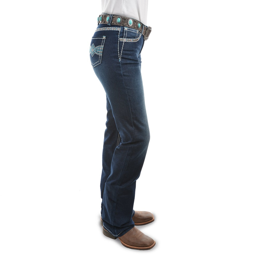 Pure Western Womens Indiana Relaxed Rider Jean | 36 Leg