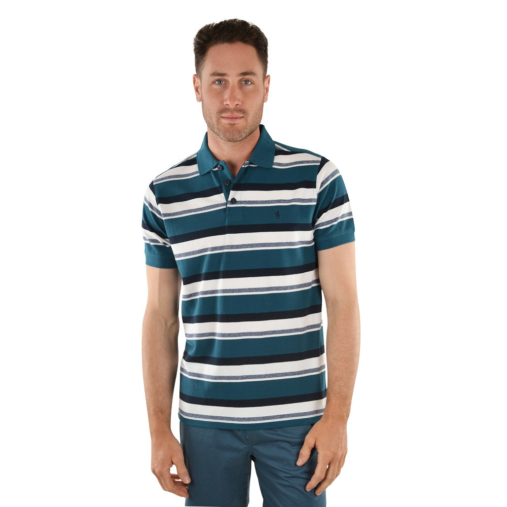 Thomas Cook Mens Duke Tailored Polo Shirt | Navy / Ocean
