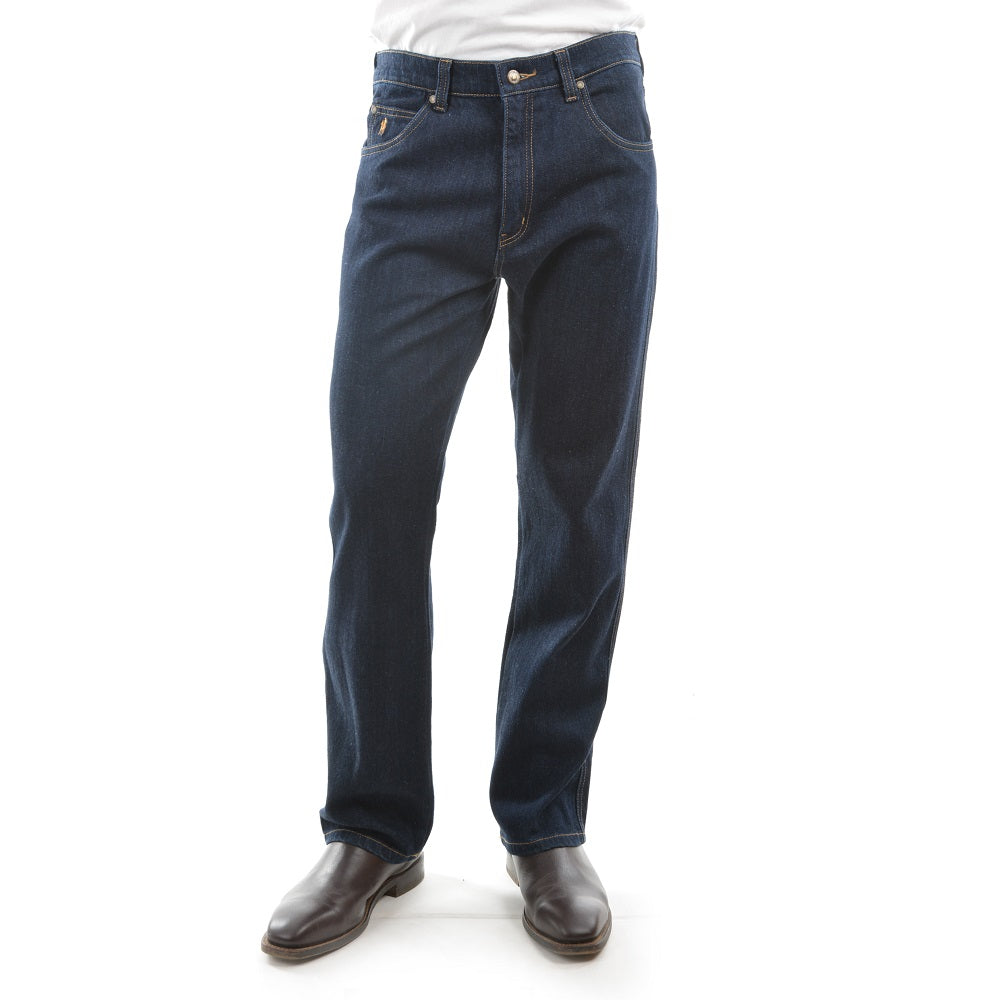 Thomas Cook Mens Stretch Jean | Washed Indigo | 30 inch Leg