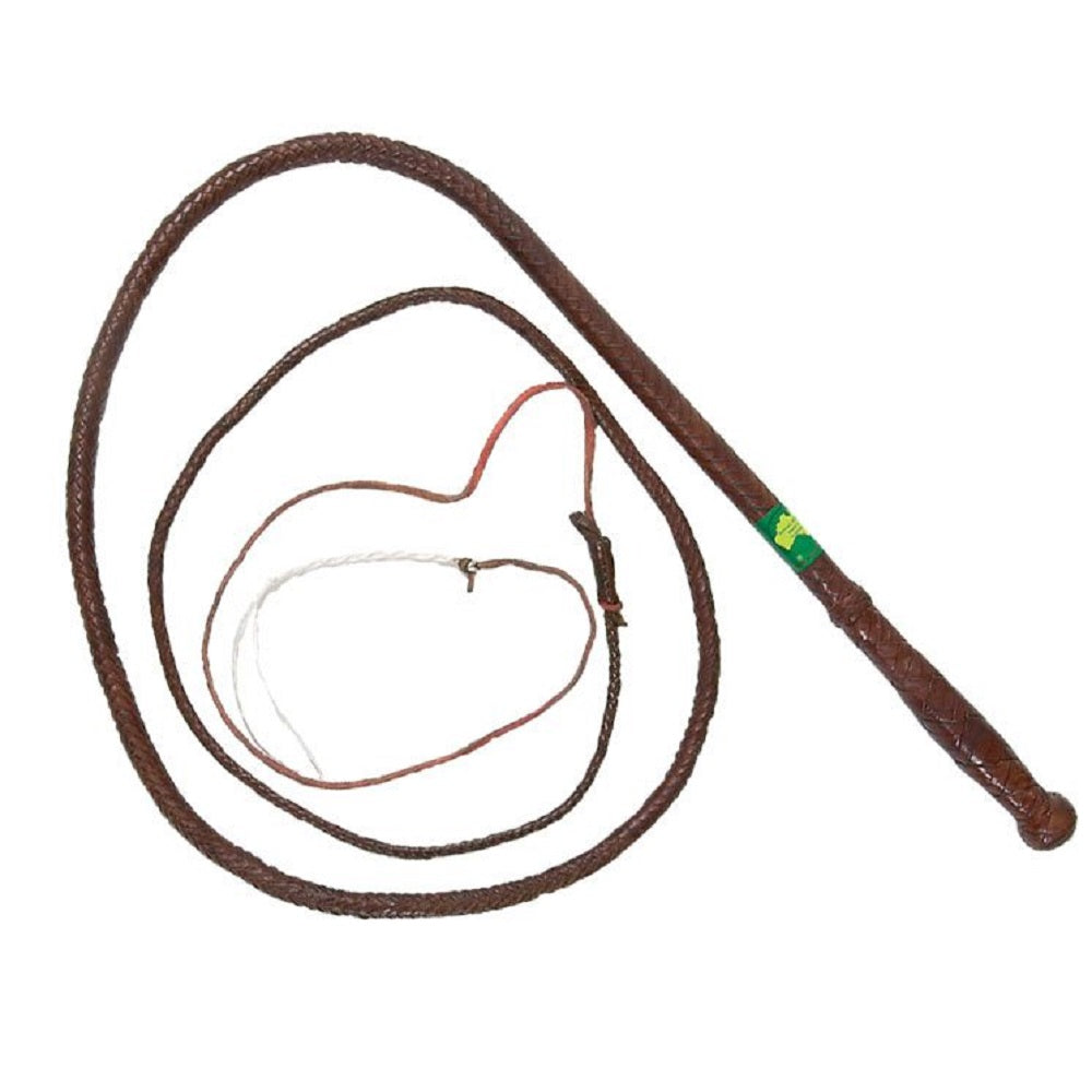 Toowoomba Saddlery Bull Whip | Kangaroo Hide | 12 Plait