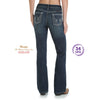 Wrangler Womens Shiloh | Low Rise | Bootcut | Indigo | 34 Leg